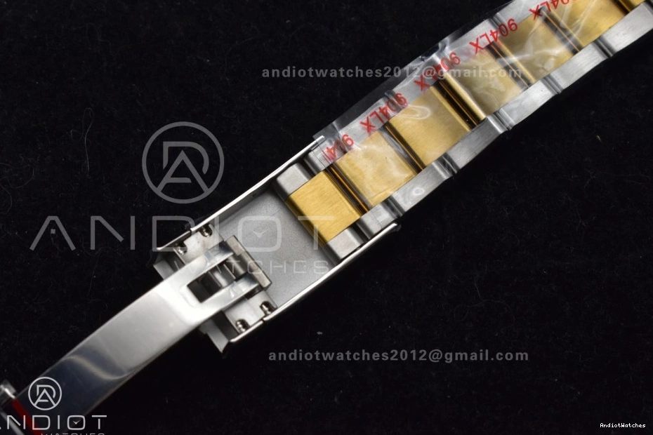 YG 126333 Oyster SS Dial Efficient Edition Steel SS 614 Roman DateJust A 1:1 41 904L YG Green GMF Bracelet on Gray Best 0408